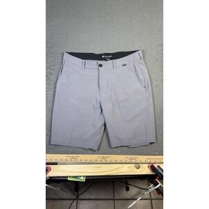 TravisMathew Golf Shorts Mens 34 Gray Performance Stretch Chino Lightweight‎
